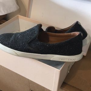 Jimmy choo slip on sneakers